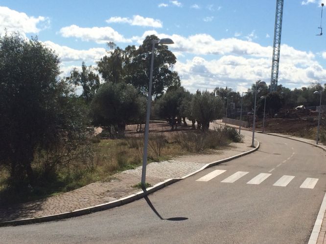 Parcela en zona residencial del brillante