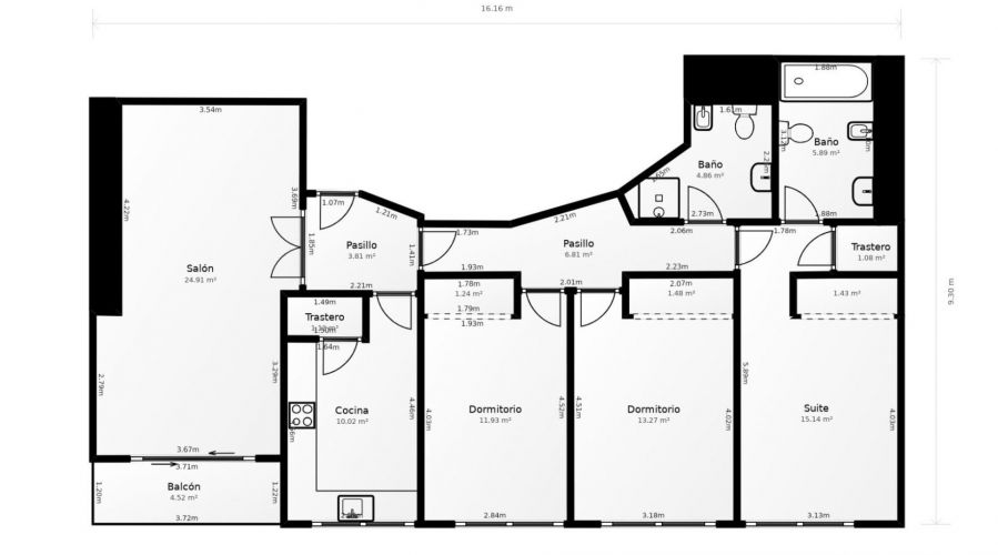 PISO EN ZONA MARIA LA JUDIA CON 2 PLAZAS DE GARAJE!