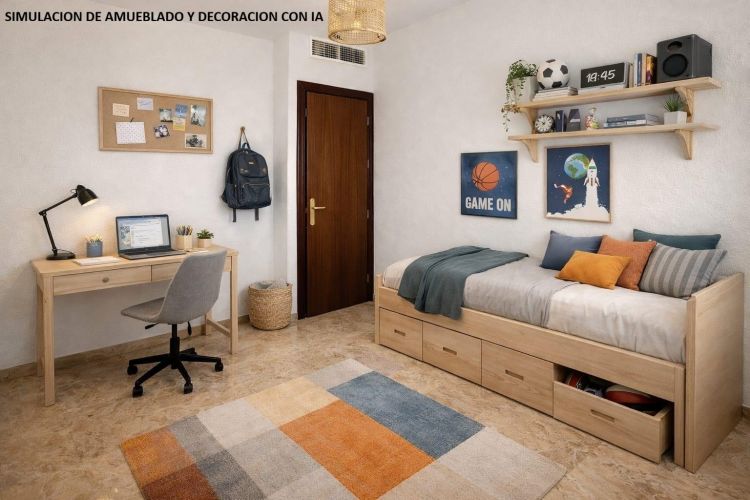 Excelente piso de 4 dormitorios y 2 baños con cochera y trastero junto Vial y Renfe
