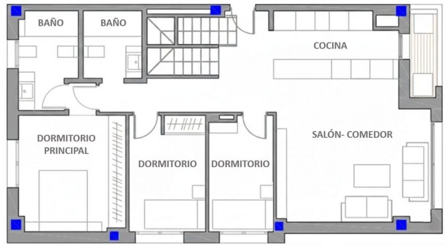 Espectacular ático dúplex de Córdoba. Prácticamente a estrenar y con una terraza solarium de 70 m2 con piscina privada