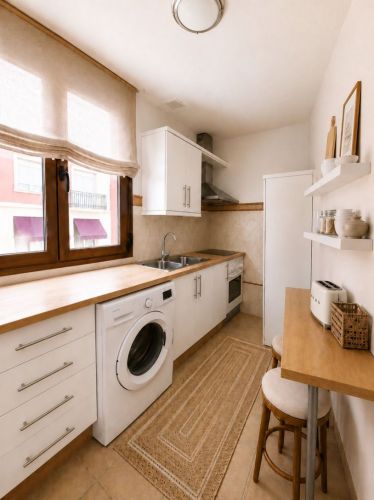 PISO DE DOS HABITACIONES Y DOS BAÑOS EN VALDEOLLEROS